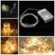 Светодиодная гирлянда Xmas 100 Led на медной проволоке Капля росы теплый белый на Батарейках - изображение 1