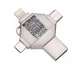 Флешка Beluck FLX32 для iPhone MacBook PC flash drive 32 GB 4 в 1 USB 3.0 / Type-C / Micro USB / Lightning (BLKFLX32) - зображення 1