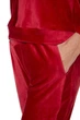 Костюм из велюра Anabel Arto M малиновый 6216 - изображение 4