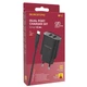 Зарядне мережеве BOROFONE BN2 Super fast (2USB 2.1A) Type-C Чорний - изображение 2