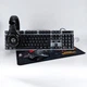 Игровой набор 4 в 1 клавиатура мышь наушники и коврик Combo Gamer с подсветкой - изображение 2