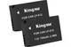 2-Pack LP-E12 комплект из 2 аккумуляторов KingMa для Canon LP-E12 (2 x 750 mAh) - изображение 1