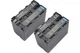 2-Pack NP-F970 комплект із 2 акумуляторів KingMa для Sony NP-F970 (2 x 6600 mAh) - зображення 1