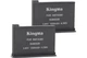 2-Pack IS360XB2 комплект з 2 акумуляторів KingMa для Insta IS360XB2 (2 x 1630 mAh) - зображення 1