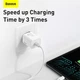 Сетевое зарядное устройство Baseus Super Silicone PD 30W (1Type-C) (EU) White CCSUP-J02 - изображение 15