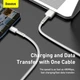 Кабель Baseus Cafule Metal Data Type-C 66W 1 м CAKF000102 - изображение 4