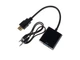 Конвертер відеосигналу UKC HDMI to VGA + аудіо Чорний - зображення 3