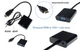 Конвертер відеосигналу UKC HDMI to VGA + аудіо Чорний - зображення 6