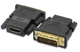 Перехідник з DVI-I (24 + 5) тато -> HDMI мама 1080p адаптер конвертер (587702922) Чорний - зображення 4