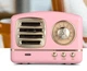 Бездротова колонка Epik Retro Wireless Speaker|3W, Bluetooth, MicroSD, USB, AUX| Pink - зображення 1