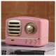 Бездротова колонка Epik Retro Wireless Speaker|3W, Bluetooth, MicroSD, USB, AUX| Pink - зображення 2
