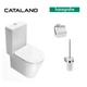 Унітаз моноблок Catalano Zero (ободковий) + аксесуари Hansgrohe Logis (1MPZN00+1CMSZ00+5SCSTP000 +41722000+41723000) - зображення 1