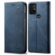 Чохол-книжка з кишеньками UniCase Jeans Wallet для Motorola Moto G10 / Moto G20 / Moto G30 - Blue - зображення 1