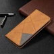 Чохол UniCase Geometric Pattern для Samsung Galaxy A22 (A225) / M22 (M225) - Brown - зображення 5