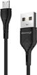 Кабель Grand-X USB-micro USB 3A 1 м Black (PM-03B) - зображення 1