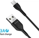 Кабель Grand-X USB Type-C 3A 1 м Black (PC-03B) - изображение 2