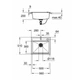 GROHE Мийка кварцова Sink K700 (31651AP0) - зображення 8