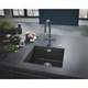 Кухонна мийка Grohe EX Sink K700 Undermount, чорний (31653AP0) - изображение 12