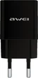 Сетевое зарядное устройство AWEI C-810 Travel charger + Micro cable 1USB 2.4A Black - изображение 2