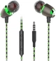 Наушники QKZ DM11 Mic Green - изображение 3