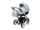Детская коляска 2 в 1 Angelina Amadeo Premium AP-8 Белая - изображение 1