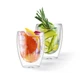 Набор из 2-х стаканов с двойными стенками Fissman Romano из стекла 8х11.5см/300мл (6446) - изображение 3