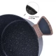 Каструля Fissman Diamond Grey алюмінієва з антипригарним покриттям Greblon C3+ 20х10см/2.6л (14304) - зображення 5