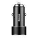 Автомобільний зарядний пристрій Baseus Small Screw 3.4 A Dual-USB Car Charger Black (CAXLD-C01) - зображення 3