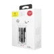 Автомобільний зарядний пристрій Baseus Small Screw 3.4 A Dual-USB Car Charger Black (CAXLD-C01) - зображення 12