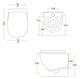 Унітаз підвісний Goclean® (безободковый) ArtCeram File 2.0 з сидінням Soft Close orange cameo (FLV004 13; 00 + FLA002 13) - зображення 2