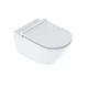 Унитаз подвесной NewFlush (безободковый) Catalano New Zero с сиденьем Soft Close plus satin white/белый матовый (1VS55NRBM+5SCSTPBM) - изображение 1