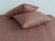 Комплект однотонного постільної білизни з ранфорс TAG Mahogany Rose Двоспальний - зображення 3