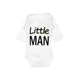 Бодик белый Little man KidBerry 1631 Размер 50 - изображение 1