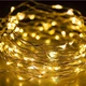 Гирлянда светодиодная на батарейках теплый свет "шампань" 100 LED длина 10 метров - изображение 2