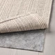 Ковер IKEA TIPHEDE плоское плетение натуральный/черный на пол 120x180 см (404.567.57) - изображение 2