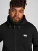 Толстовка Jack & Jones PLUS JCOAIR SWEAT ZIP HOOD PS 3XL Чорний 12199271-Black - зображення 3