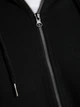 Толстовка Jack & Jones PLUS JJEBASIC SWEAT ZIP HOOD NOOS PS 2XL Чорний 12182493-Black - зображення 3