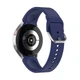 Ремешок для Samsung Galaxy Watch 4 Classic 46mm - синий / ширина крепления 20мм / силикон / размер L / Watchbands OneLine (WB00S4GALAXYONELINE3CLASSIC446) - изображение 1