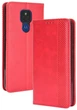 Чехол книжка на Motorola Moto E7 Plus (карманы для карт) Red (20166-2D) - изображение 1