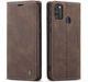 Чехол книжка с магнитом CaseMe на Samsung Galaxy M30s M307 Dark Brown (14075-05) - изображение 1