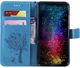 Чехол для Samsung Galaxy A50 A505 (рисунок кот и дерево) Light Blue (09340-0B) - изображение 4