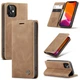Чехол книжка с магнитом CaseMe на Apple iPhone 12 Brown (20826-30) - изображение 2