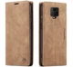 Чехол книжка с магнитом Xiaomi Redmi Note 9 Pro CaseMe Brown (15547-30) - изображение 1