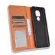 Чехол книжка на Motorola Moto E7 Plus (карманы для карт) Brown (20166-30) - изображение 2