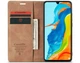 Чехол книжка с магнитом CaseMe на Huawei P30 Lite Brown (14076-30) - изображение 2