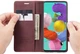 Чехол книжка с магнитом CaseMe на Samsung Galaxy A51 A515 Wine (14073-42) - изображение 2