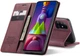 Чехол книжка с магнитом CaseMe на Samsung Galaxy M51 M515 Wine (19951-42) - изображение 2