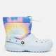 Жіночі гумові чоботи низькі Crocs Classic Lined Neo Puff Tie Dye Boot 207328-4JQ 38-39 (M6W8) 24 см Mineral Blue (191448822733) - зображення 1