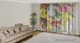 3D - Фото Штори і тюль PHOTODECOR "Букети різнокольорових тюльпанів" - зображення 3