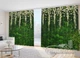 3D - Фото Шторы и тюль PHOTODECOR "Цветочные ламбрекены с листьями" - изображение 2